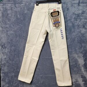 Wrangler‎ Cowboy Cut 14MWZWI 5 Slim Fit White Jeans NWT USA  Mens Size 5 x 32